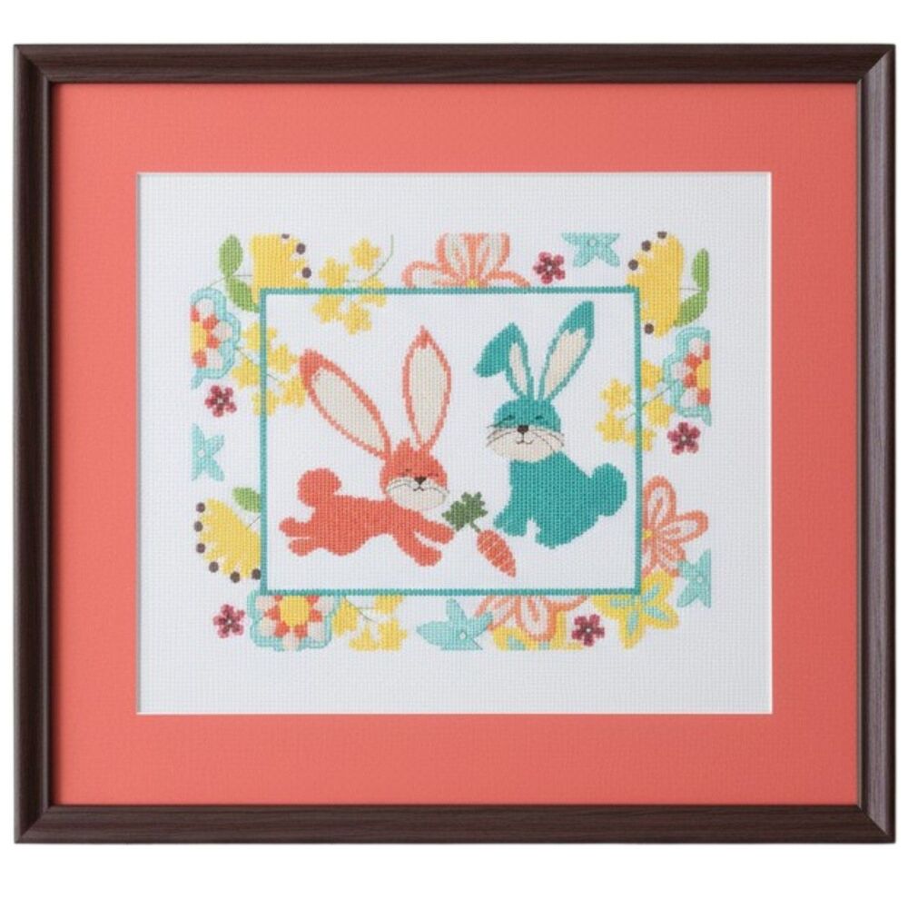 Artiste Bunnies Cross Stitch Kit Easter Spring Crafts Brand New NIP